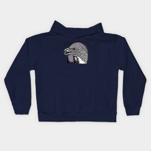 Stipple Eagle Tattoo Kids Hoodie